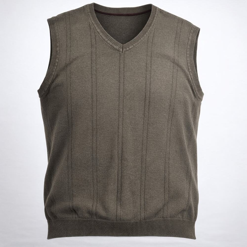 Van Heusen Sweater Vest Brown XL